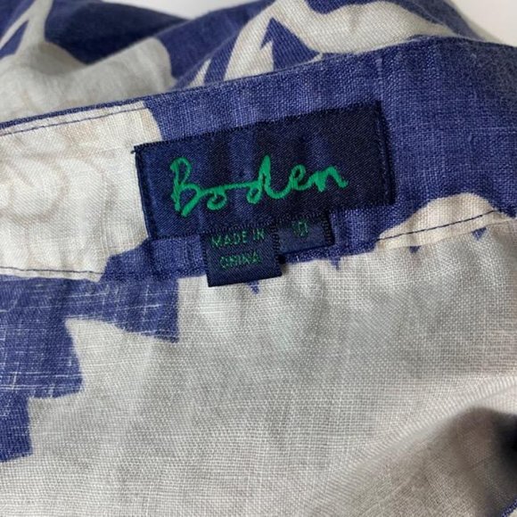 Boden Linen Floral Tunic Dress size 6 - Picture 6 of 7